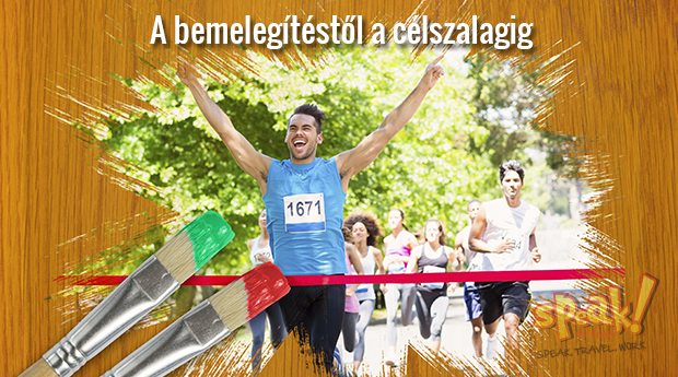 A bemelegítéstől a célszalagig és egy angol nyelvtanfolyam, ami segít végigfutni a maratonit