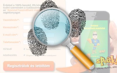 Ha nem akarsz megtanulni angolul, akkor miért hagytad az ujjlenyomatodat a Speak! angol nyelviskola oldalán?