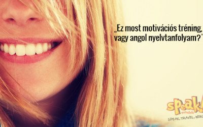 „Ez most motivációs tréning, vagy angol nyelvtanfolyam?”