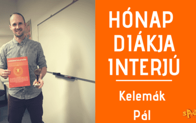[Hónap Diákja interjú] “Már nem tartok attól, ha angolul kell megszólalnom.”