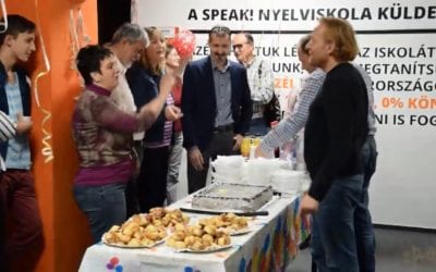 Így ünnepel egy angol nyelviskola: 6 éves lett a Speak!