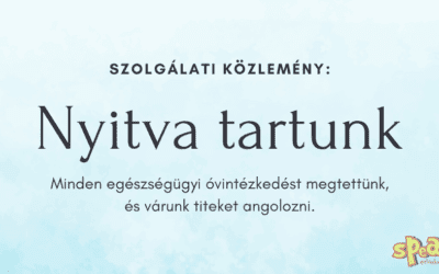 Egy budapesti angol nyelviskola állásfoglalása a koronavírus kapcsán