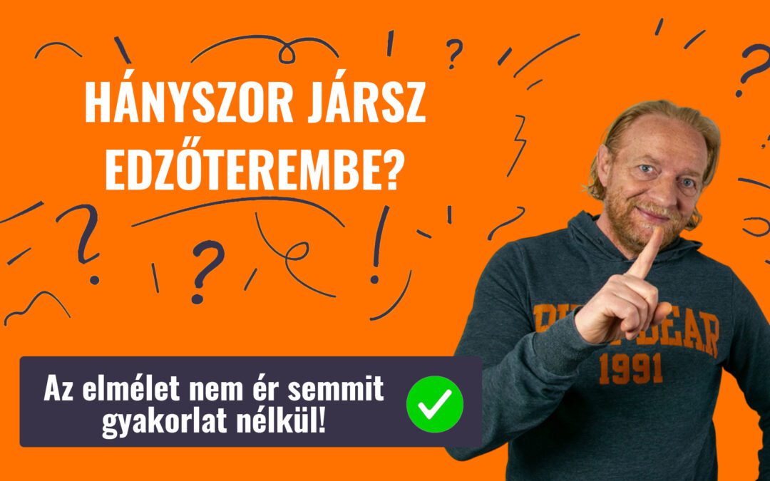 HÁNYSZOR JÁRSZ EDZŐTEREMBE?
