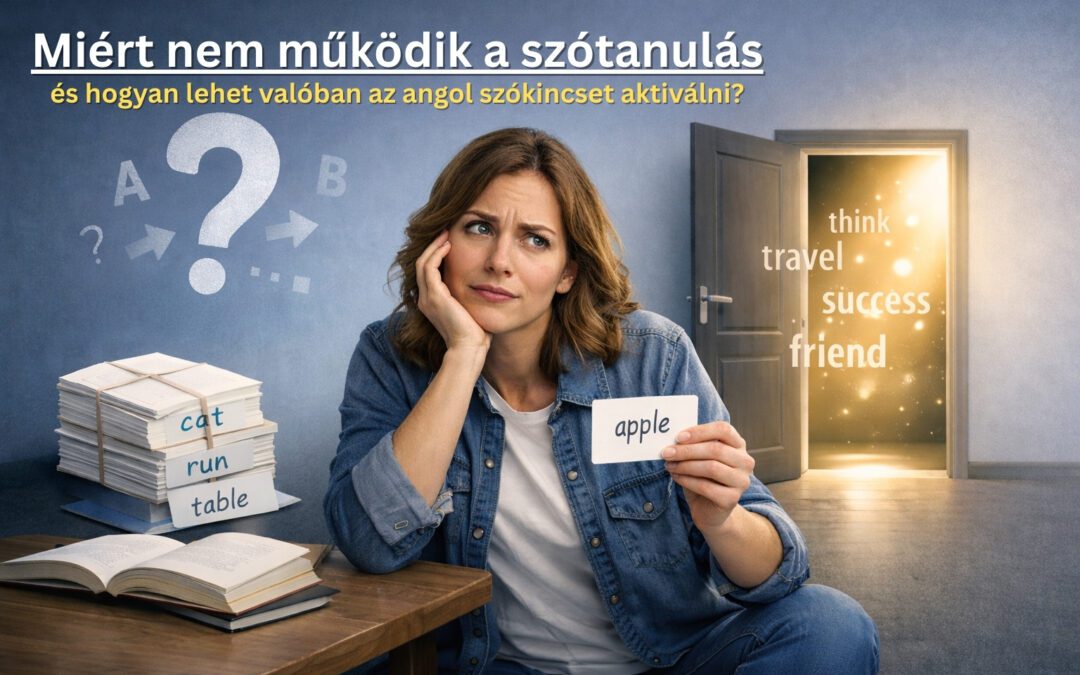 Miért nem működik a szótanulás és hogyan lehet valóban az angol szókincset aktiválni?