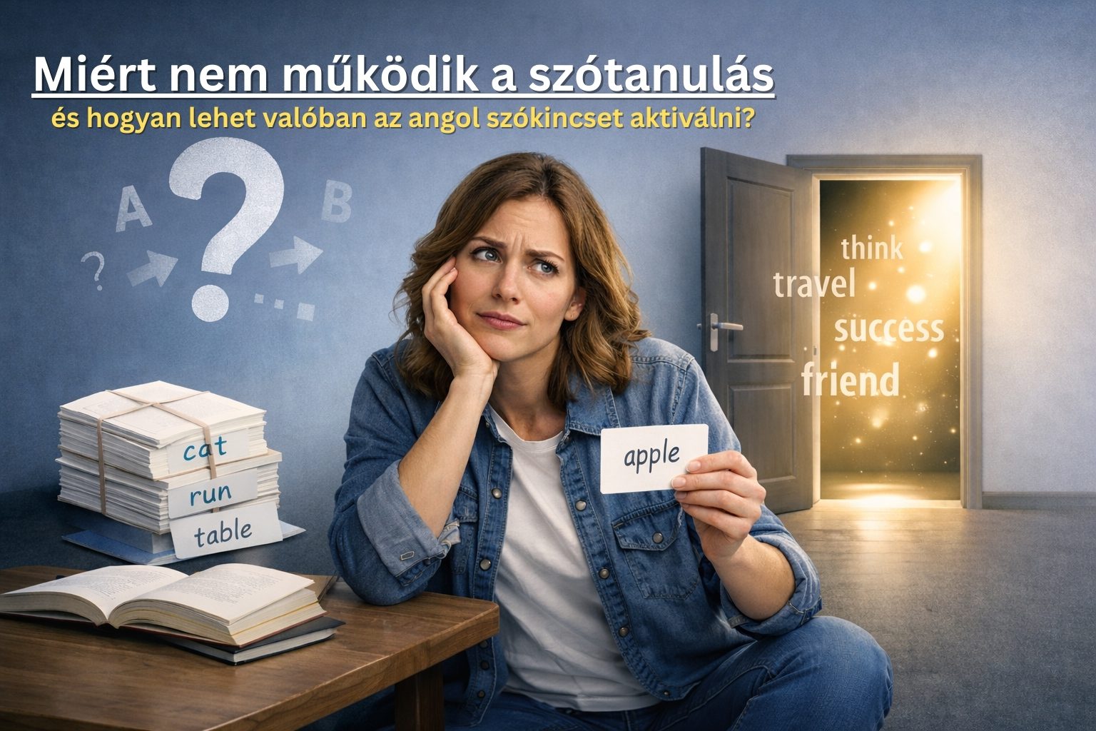 Miért nem működik a szótanulás és hogyan lehet valóban az angol szókincset aktiválni?